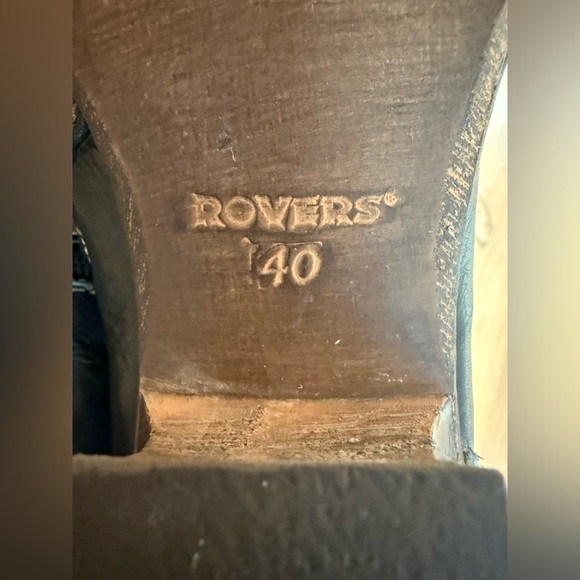 Rovers Steampunk Bohemian Leather lace up ankle boot 40 - Picture 9 of 9